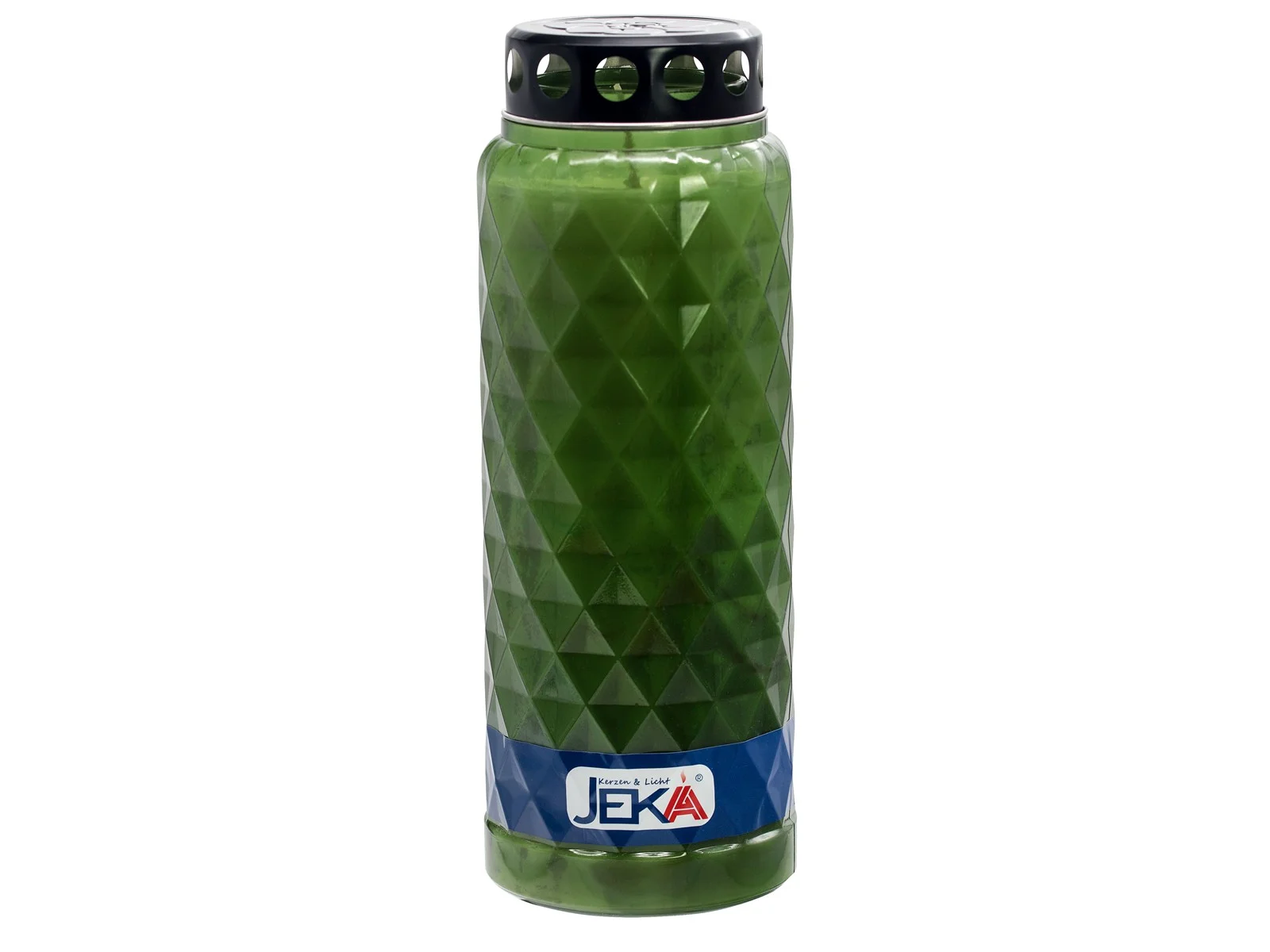 Grabkerze Prisma grün – XL- bis zu 14 Tagen Brenndauer