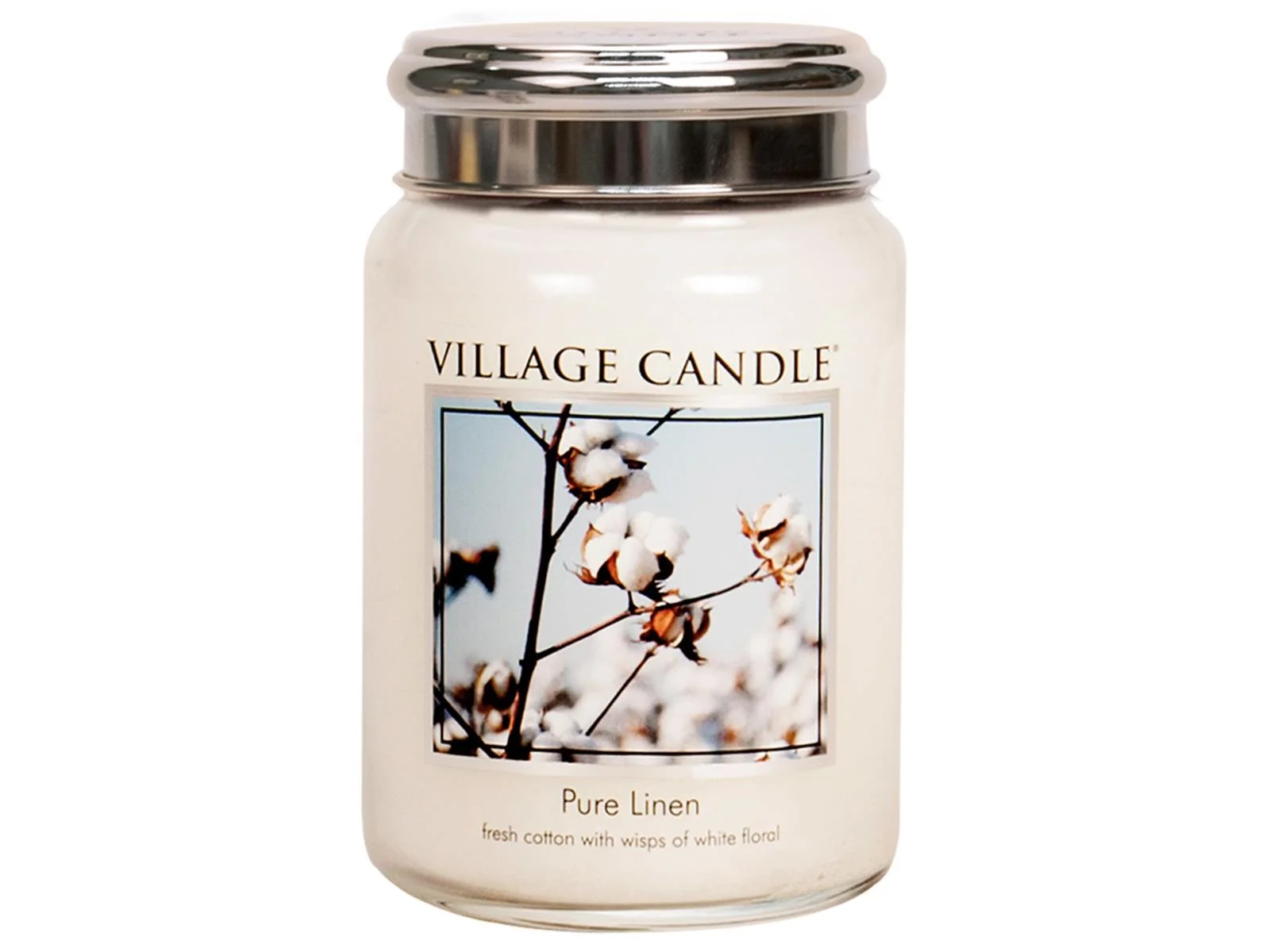 Village Candle Duftglas "Pure Linen" Large