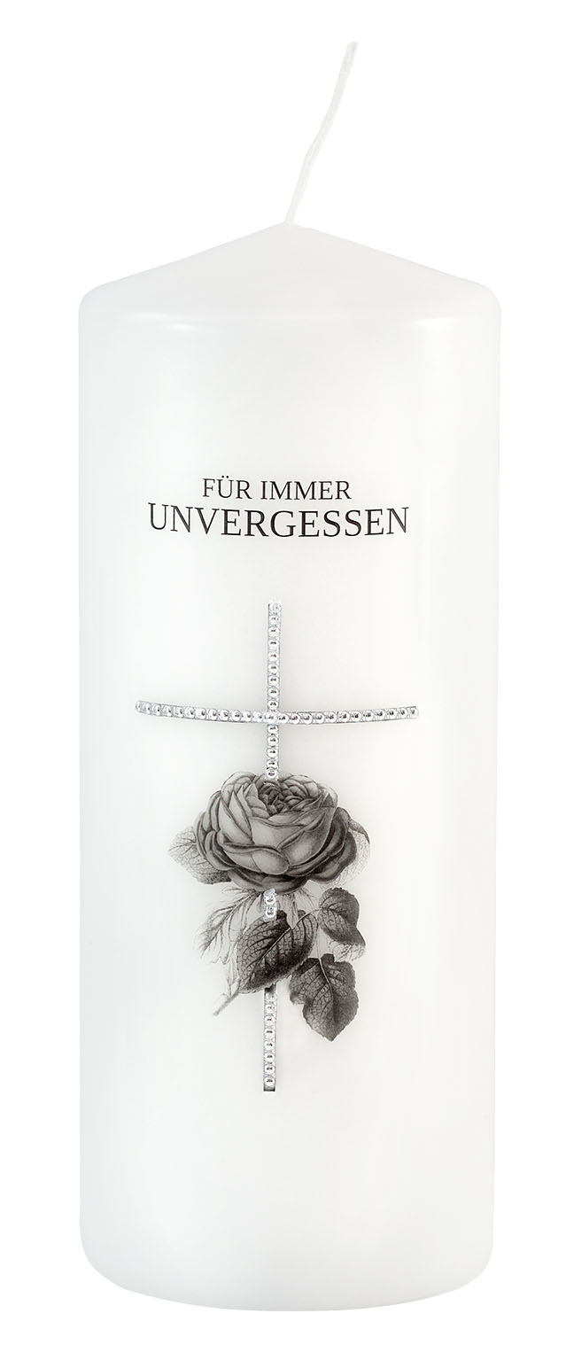 Trauerkerze – „Für immer unvergessen“ – Ein Licht der Liebe und Erinnerung