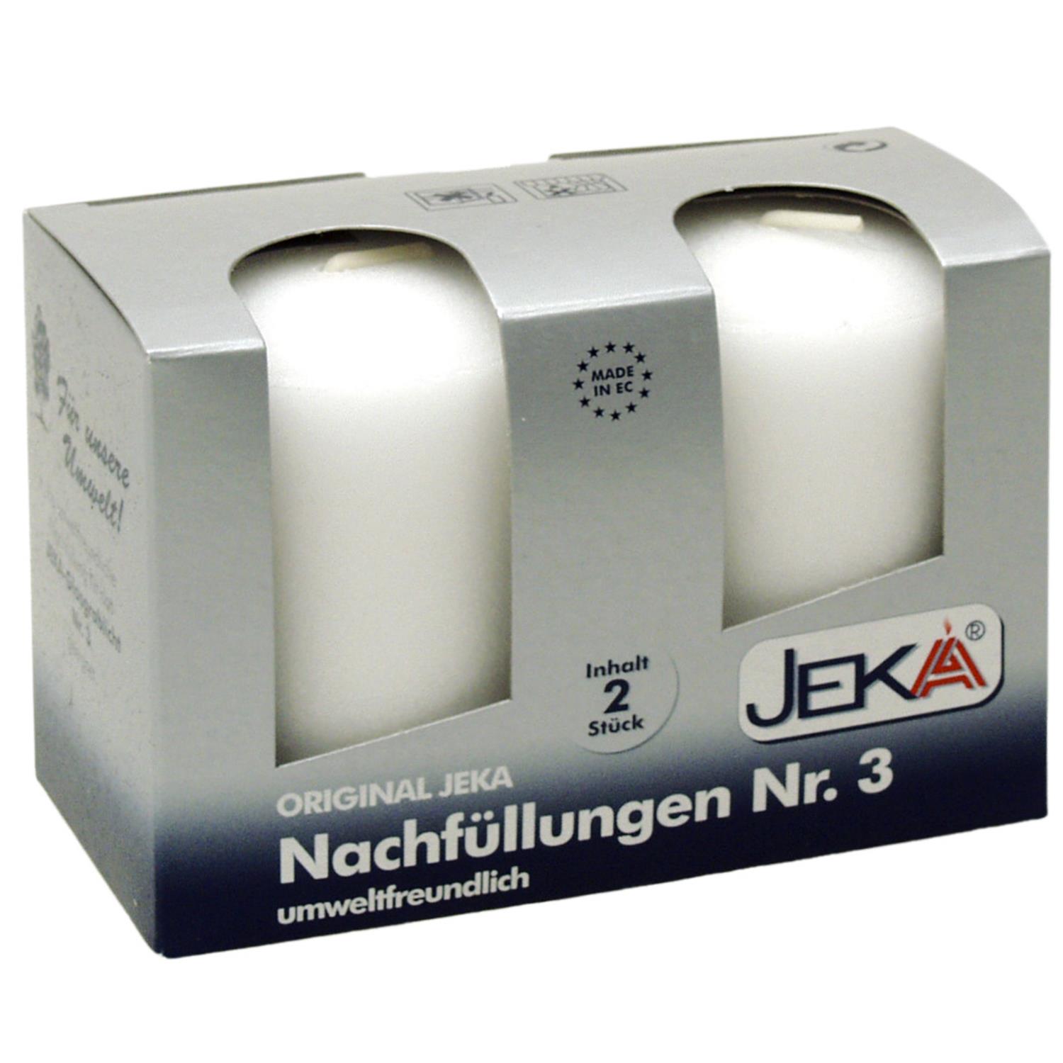 Nachfüllungen Nr. 3  für Glaslichte, 2er