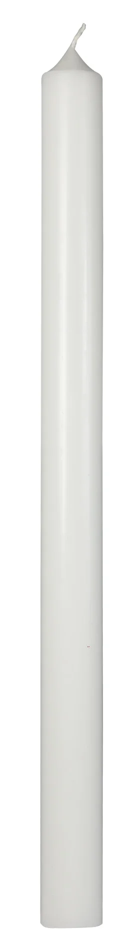 Taufkerze 40/380 mm weiss