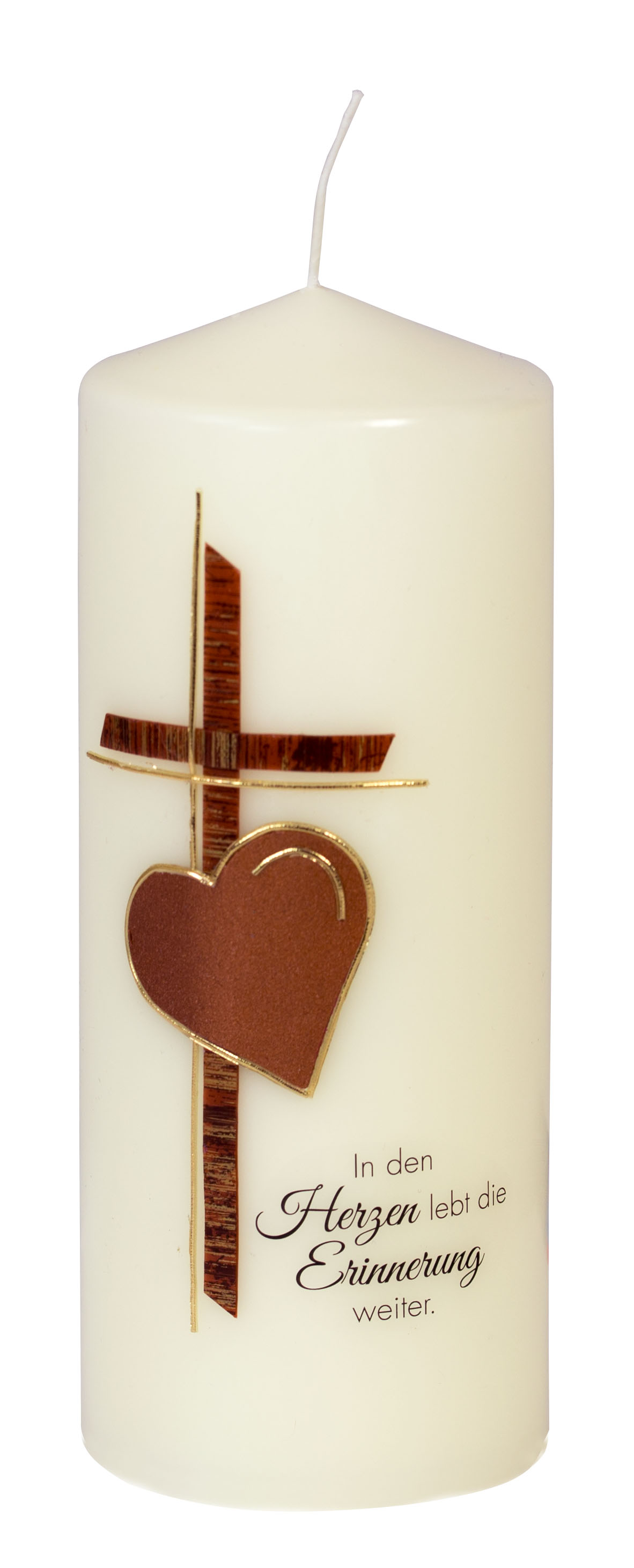 Trauerkerze – „In den Herzen lebt die Erinnerung weiter“ – Ein Licht der Liebe in warmem Rot und Gold Trauerkerze – „In den Herzen lebt die Erinnerung weiter“ – Ein Licht der Liebe in warmem Rot und Gold