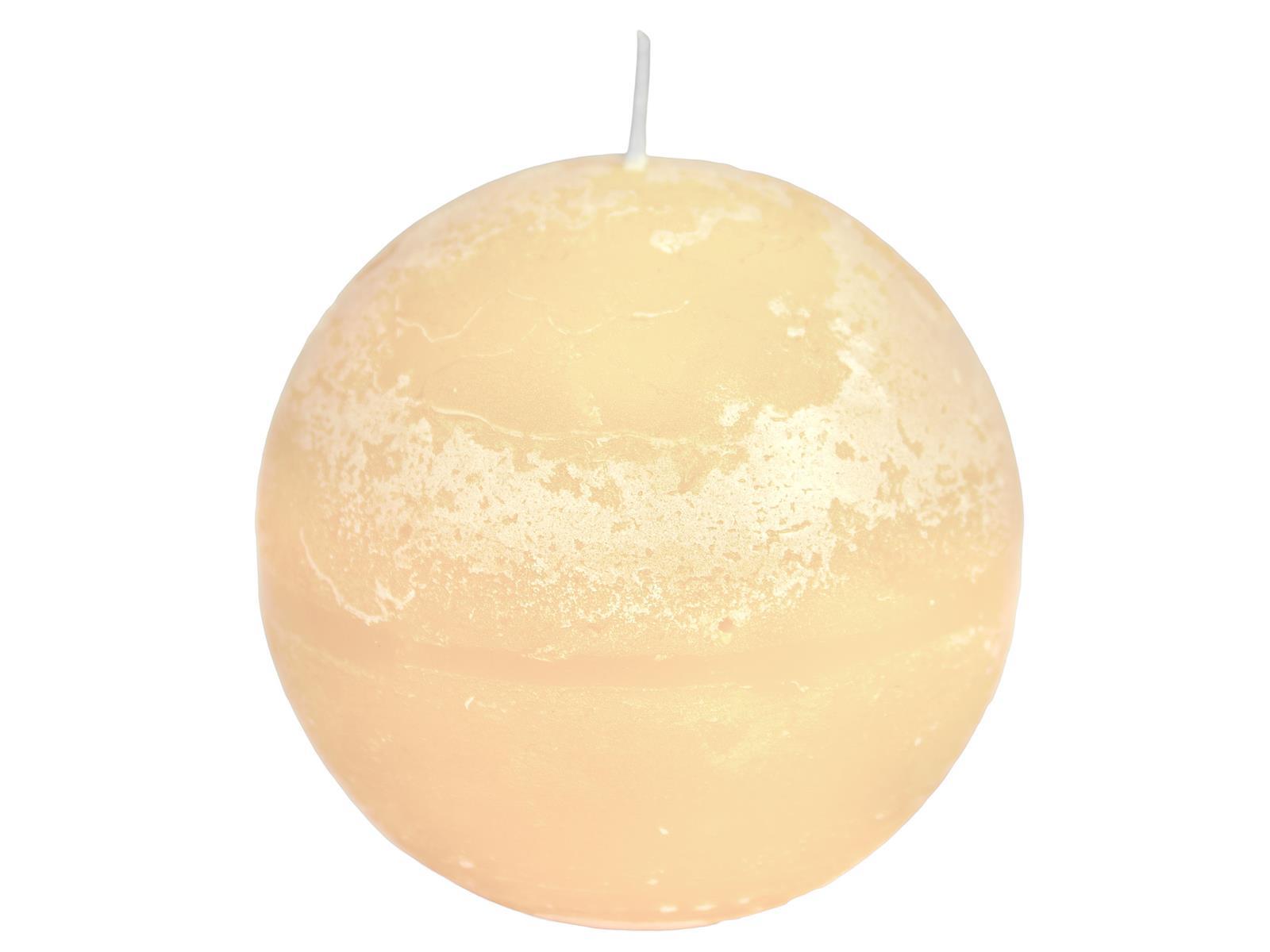 Kugel 80mm "Rustik" creme Kugel 80mm "Rustik" creme