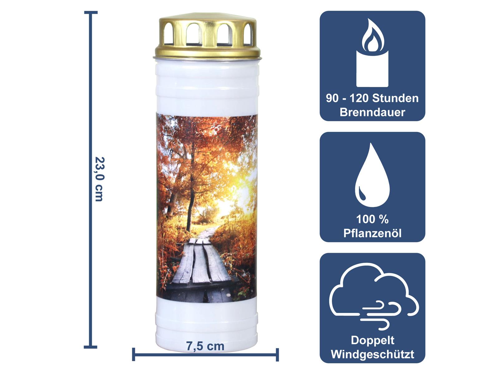 Recycling Ewiglicht Motiv "Weg"