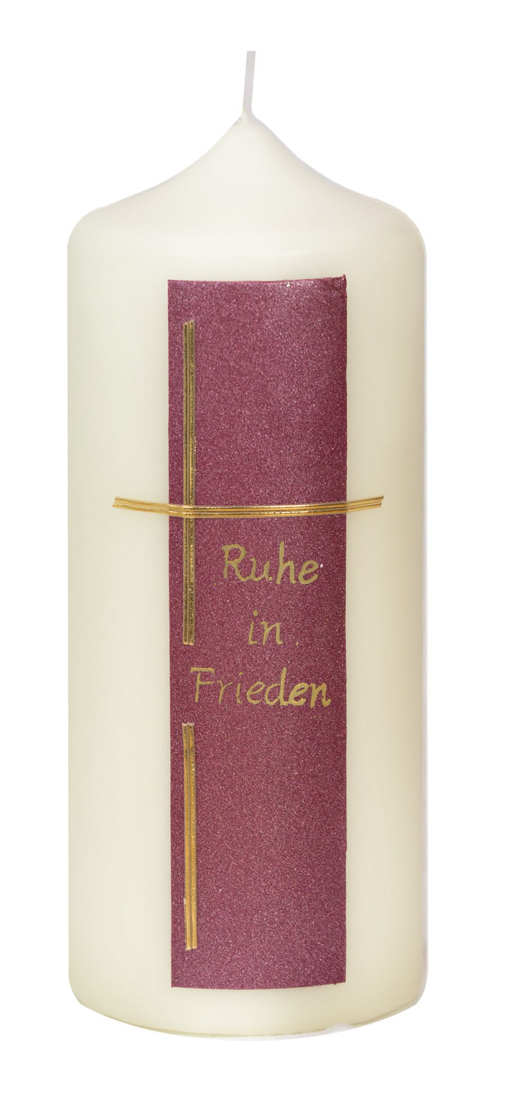 Trauerkerze – „Ruhe in Frieden“ – Ein liebevolles Licht des Abschieds