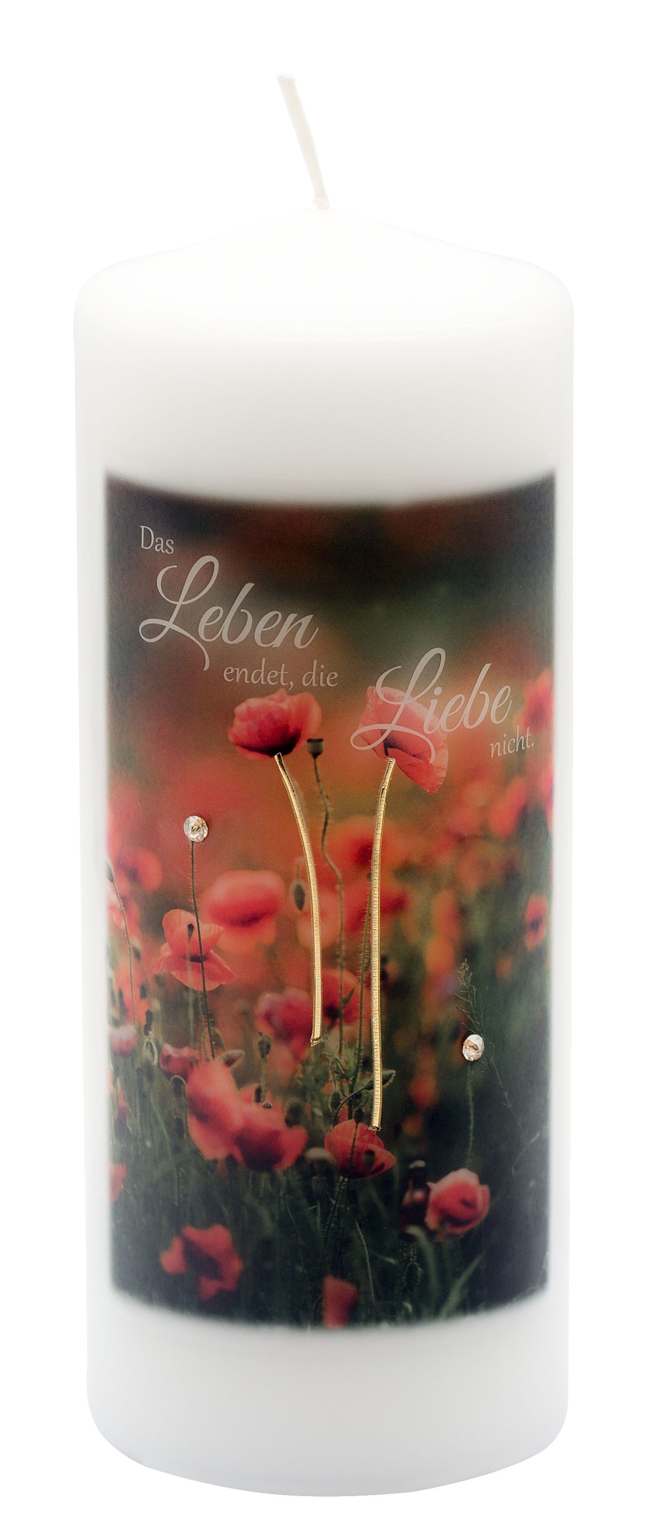 Trauerkerze – „Das Leben endet, die Liebe nicht“ – Ein Licht für die Ewigkeit Trauerkerze – „Das Leben endet, die Liebe nicht“ – Ein Licht für die Ewigkeit