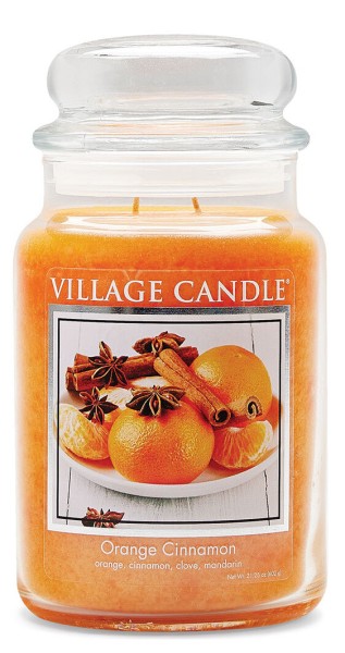Village Candle Duftglas &quot;Orange Cinnamon&quot; Large