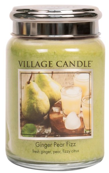 Village Candle Duftglas &quot;Ginger Pear Fizz&quot; Large