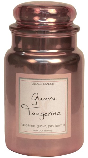 Village Candle Metallic Duftglas &quot;Guava Tangerine&quot; Large