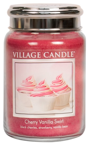 Village Candle Duftglas &quot;Cherry Vanilla Swirl&quot; Large
