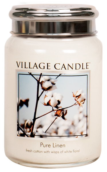 Village Candle Duftglas &quot;Pure Linen&quot; Large