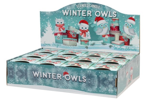 Duftglas Winter Owls